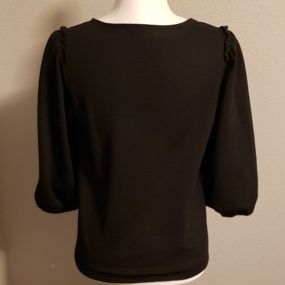 Ann Taylor Puff Bell Sleeve Top Your new Favorite Top - Picture 3 of 5